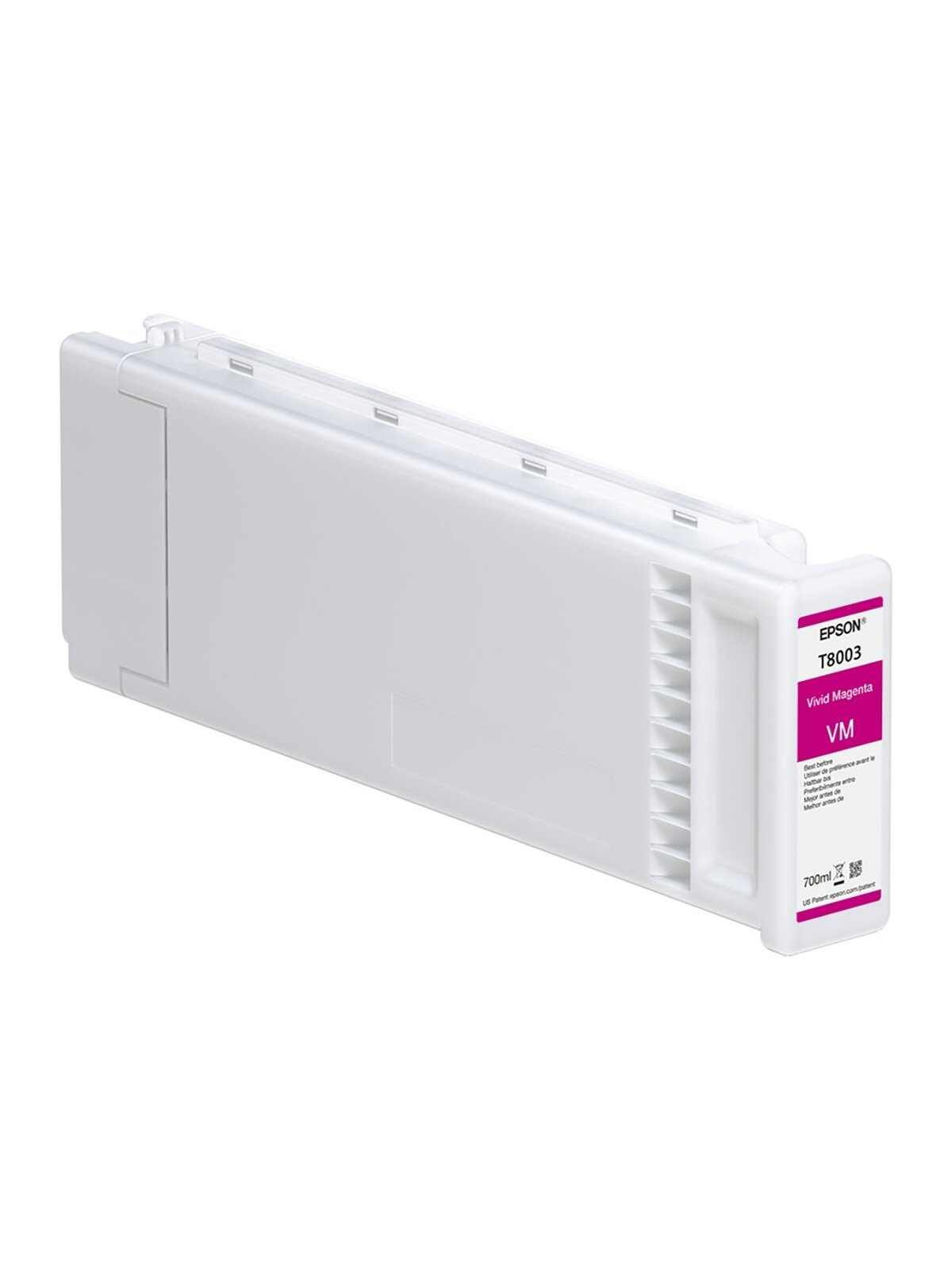 Epson Singlepack Vivid Magenta T80030N UltraChrome PRO 700ml | Epson C13T80030N | Epson T8003 - vivid magenta - original - ink cartridge | Epson UltraChrome PRO | Vivid magenta