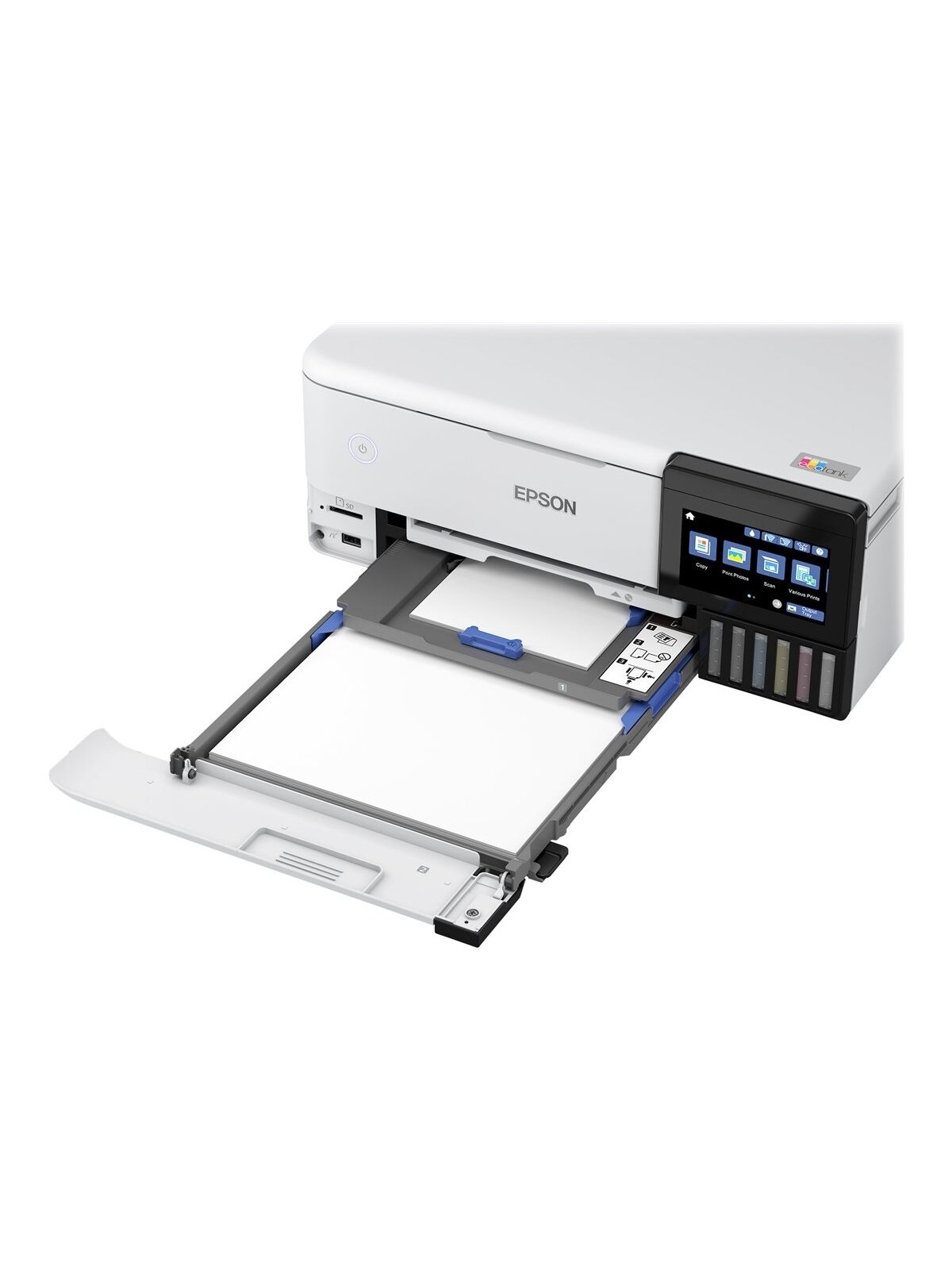 Epson | Wireless Photo Printer | EcoTank L8160 | Inkjet | Colour | Inkjet Multifunctional Printer | A4 | Wi-Fi | Grey 10 Epson | Wireless Photo Printer | EcoTank L8160 | Inkjet | Colour | Inkjet Multifunctional Printer | A4 | Wi-Fi | Grey 10