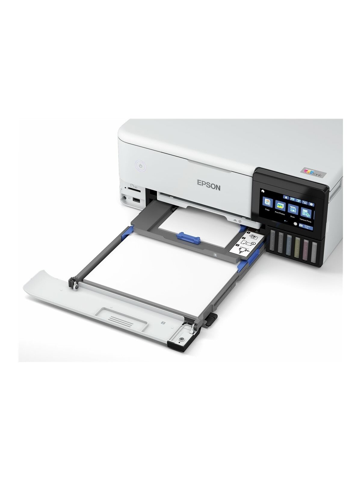 Epson | Wireless Photo Printer | EcoTank L8160 | Inkjet | Colour | Inkjet Multifunctional Printer | A4 | Wi-Fi | Grey 14 Epson | Wireless Photo Printer | EcoTank L8160 | Inkjet | Colour | Inkjet Multifunctional Printer | A4 | Wi-Fi | Grey 14