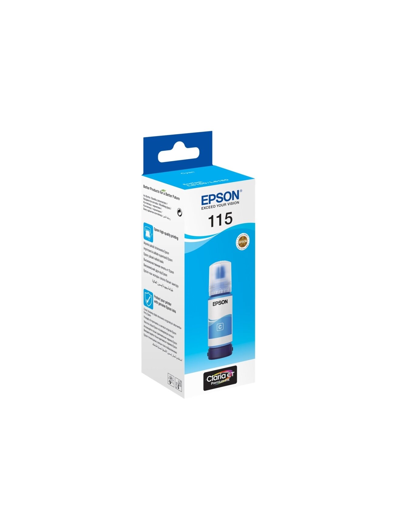 Epson 115 ECOTANK | Ink Bottle | Cyan Epson 115 ECOTANK | Ink Bottle | Cyan