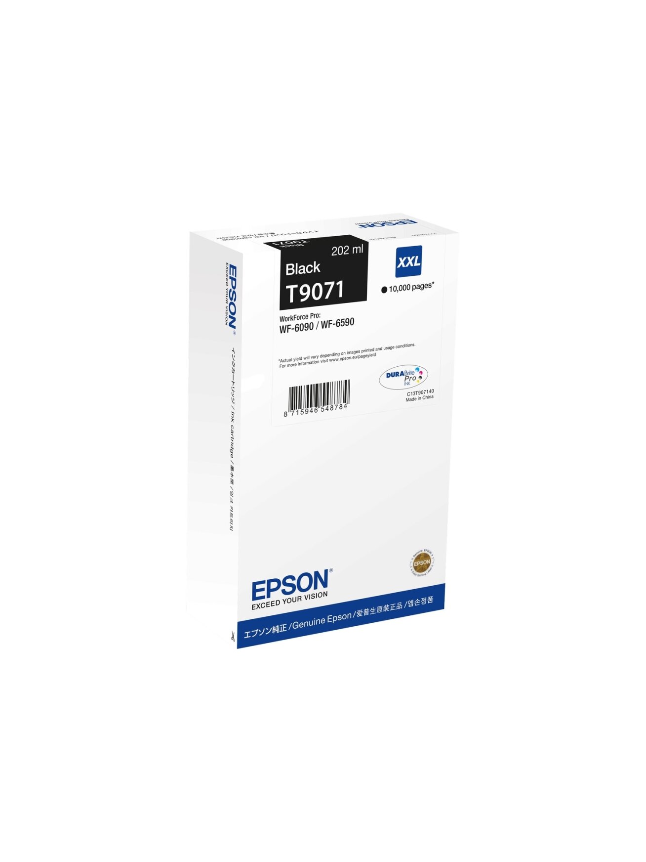 Epson C13T90714N | XXL Ink Cartridge | Black Epson C13T90714N | XXL Ink Cartridge | Black