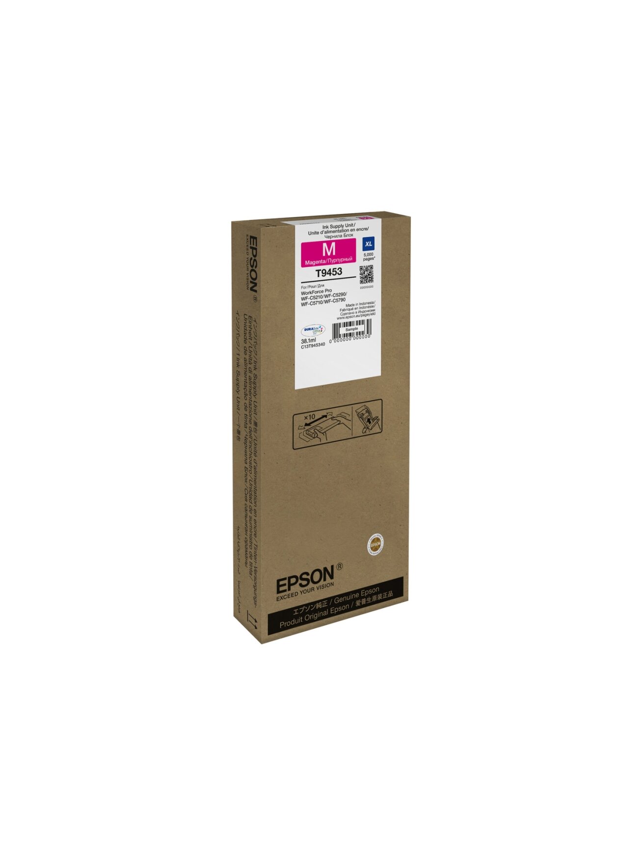 Epson C13T945340 | Ink Cartridge XL | Magenta 1 Epson C13T945340 | Ink Cartridge XL | Magenta 1