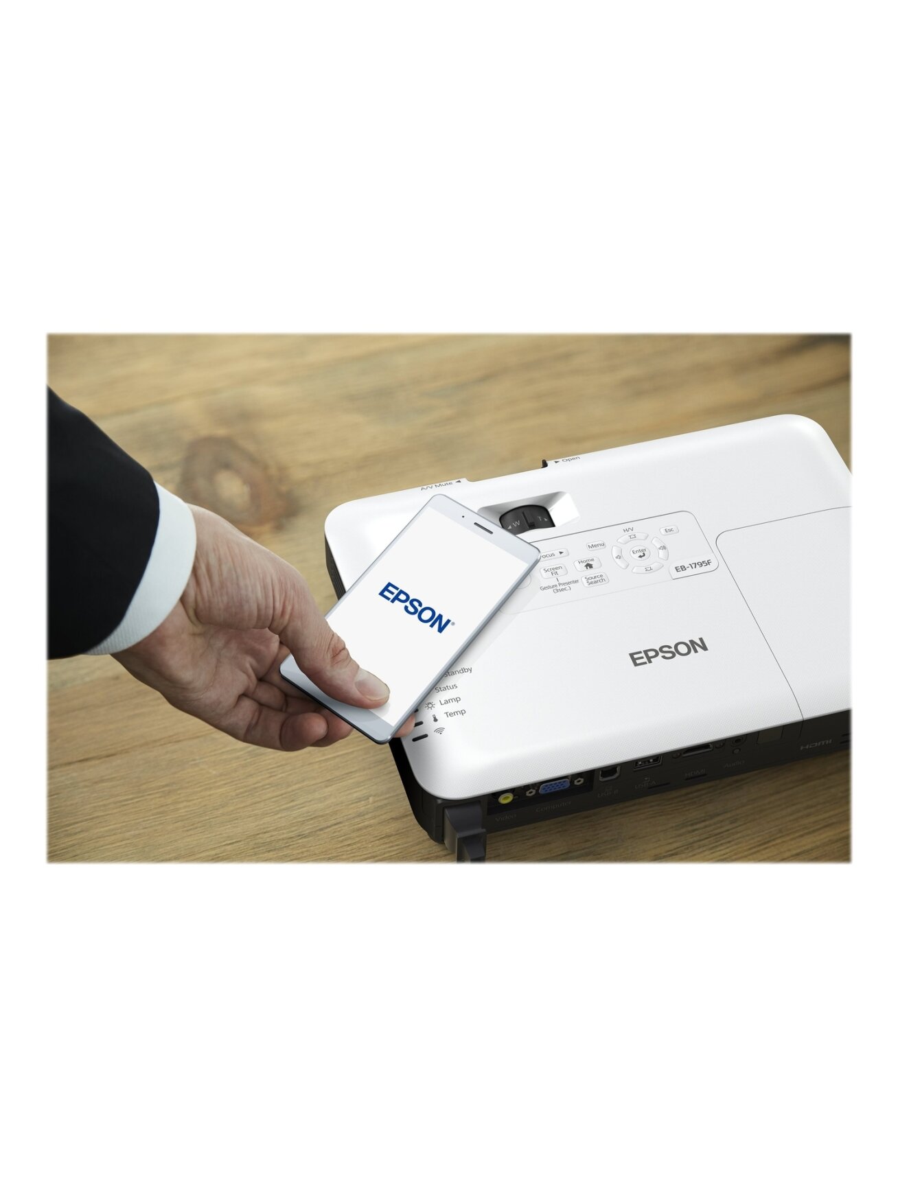Epson | EB-1795F | Full HD (1920x1080) | 3200 ANSI lumens | 10.000:1 | White | Lamp warranty 12 month(s) | Wi-Fi 11 Epson | EB-1795F | Full HD (1920x1080) | 3200 ANSI lumens | 10.000:1 | White | Lamp warranty 12 month(s) | Wi-Fi 11