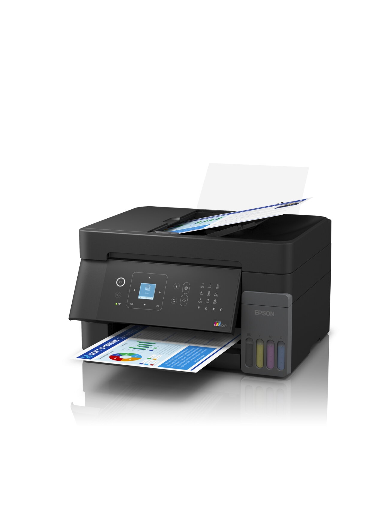 Epson EcoTank | L5390 | Inkjet | Colour | Multifuction Printer | A4 | Wi-Fi | Black 3 Epson EcoTank | L5390 | Inkjet | Colour | Multifuction Printer | A4 | Wi-Fi | Black 3