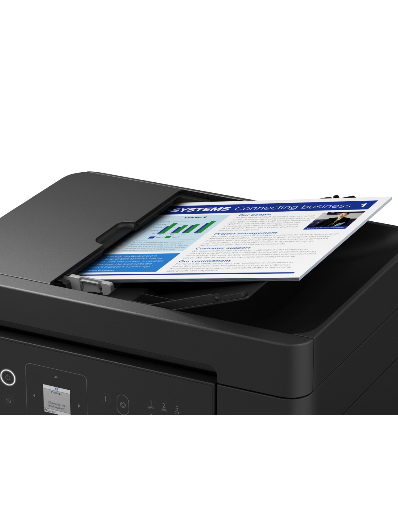 Epson EcoTank | L5390 | Inkjet | Colour | Multifuction Printer | A4 | Wi-Fi | Black 4 Epson EcoTank | L5390 | Inkjet | Colour | Multifuction Printer | A4 | Wi-Fi | Black 4