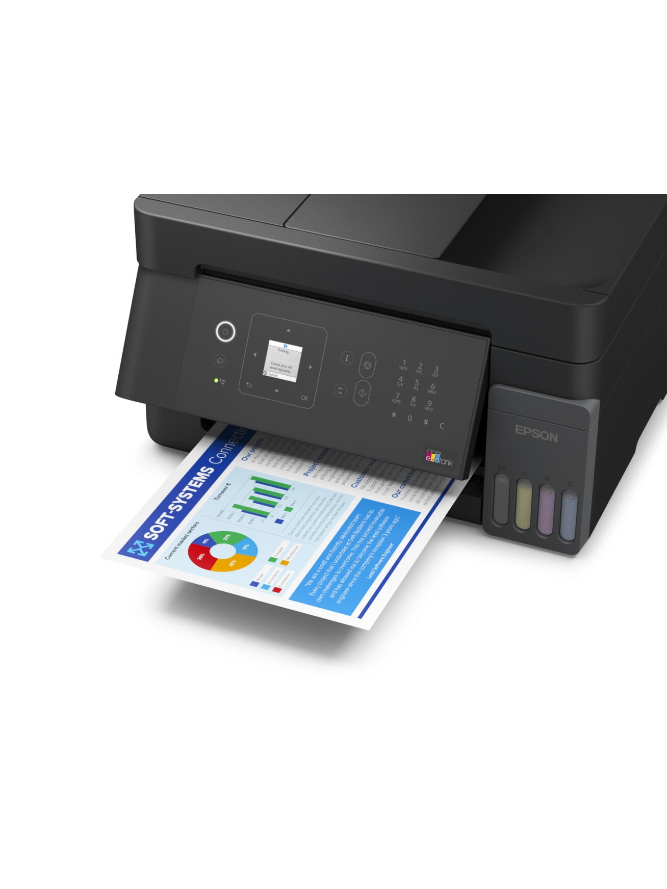 Epson EcoTank | L5390 | Inkjet | Colour | Multifuction Printer | A4 | Wi-Fi | Black 8 Epson EcoTank | L5390 | Inkjet | Colour | Multifuction Printer | A4 | Wi-Fi | Black 8