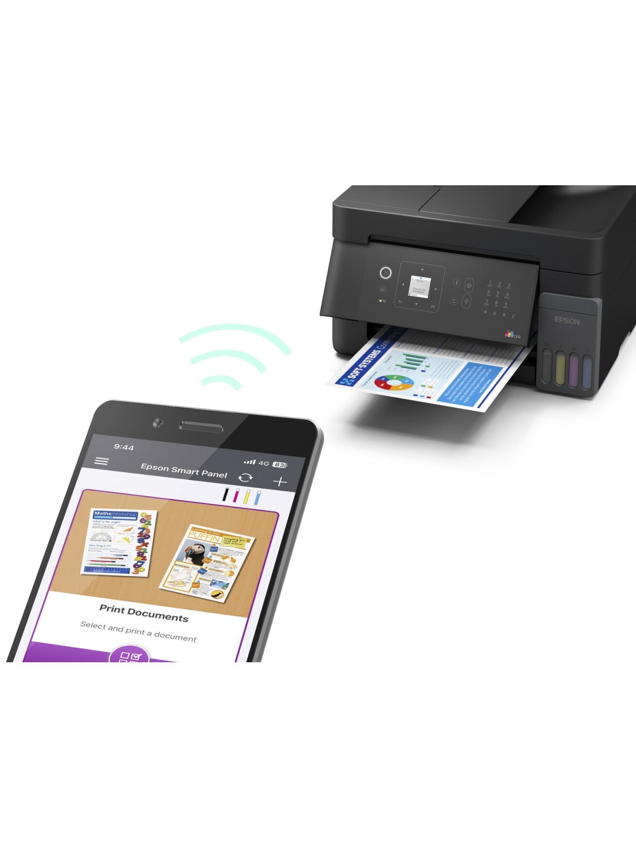 Epson EcoTank | L5390 | Inkjet | Colour | Multifuction Printer | A4 | Wi-Fi | Black 9 Epson EcoTank | L5390 | Inkjet | Colour | Multifuction Printer | A4 | Wi-Fi | Black 9