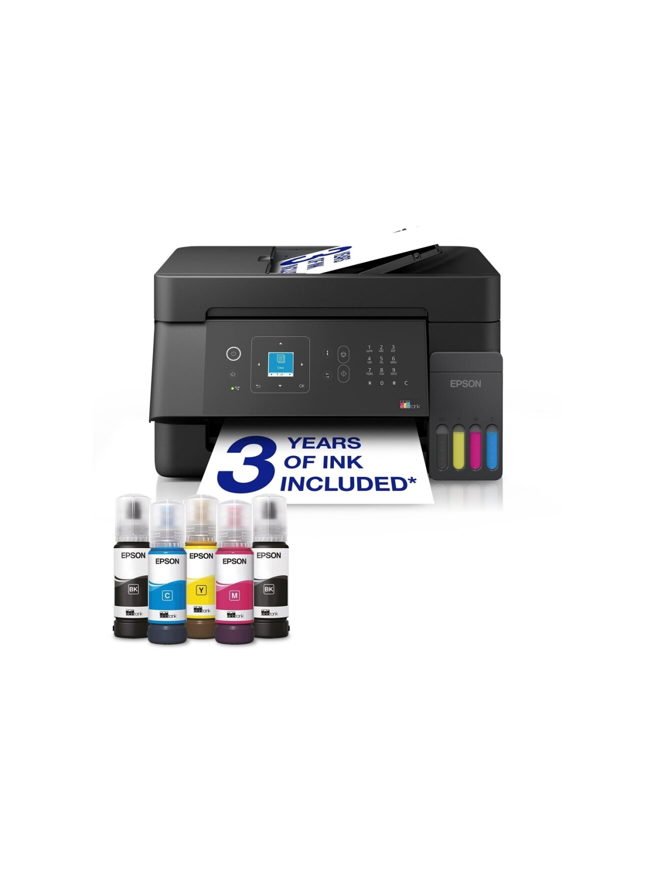 Epson EcoTank | L5390 | Inkjet | Colour | Multifuction Printer | A4 | Wi-Fi | Black Epson EcoTank | L5390 | Inkjet | Colour | Multifuction Printer | A4 | Wi-Fi | Black