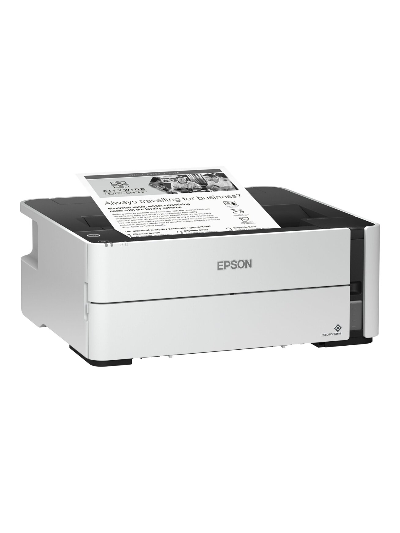 Epson | EcoTank M1170 | Inkjet | Mono | Inkjet Printer | Wi-Fi | White 1