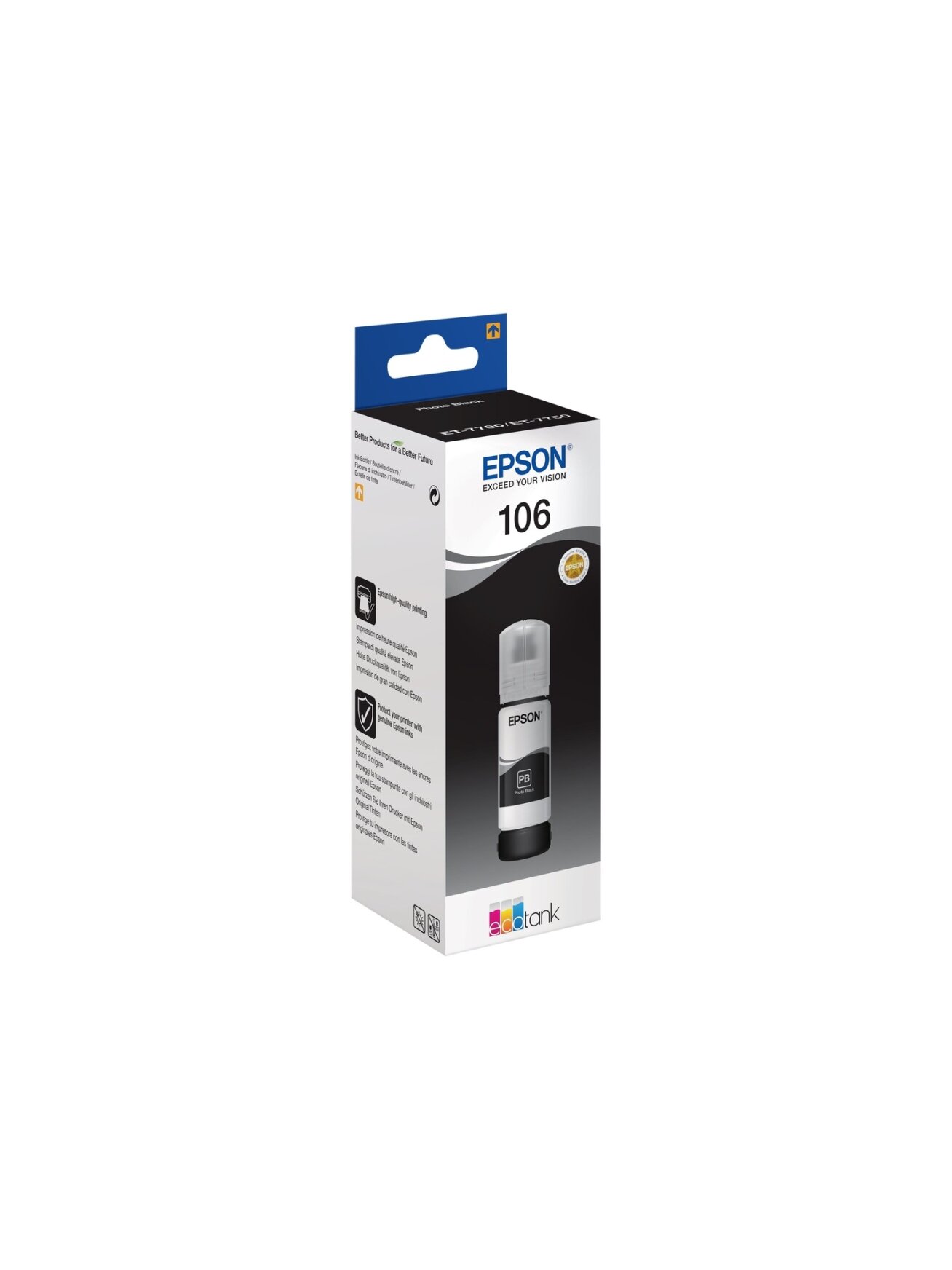 Epson Ecotank Photo | 106 | Ink Bottle | Black 1
