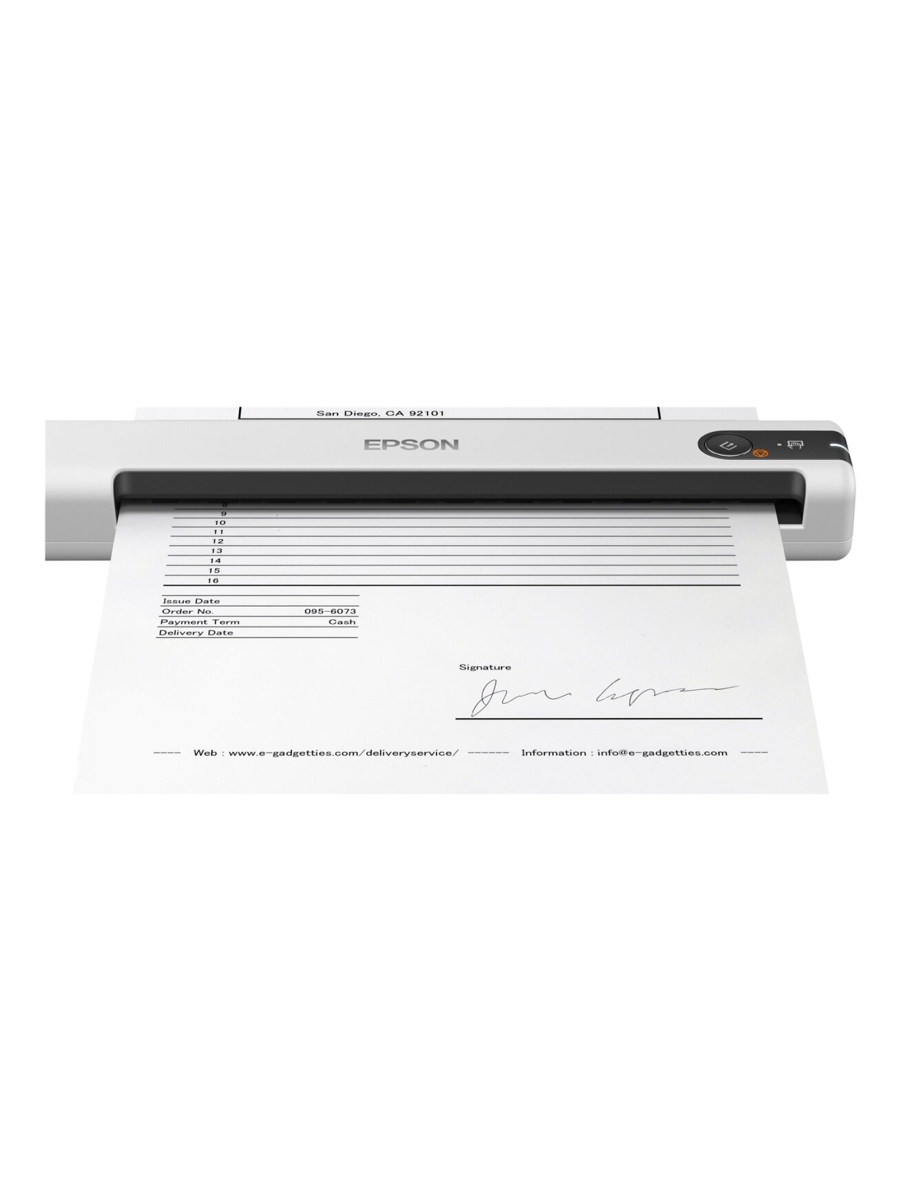 Epson | Mobile document scanner | WorkForce DS-70 | Colour 1 Epson | Mobile document scanner | WorkForce DS-70 | Colour 1