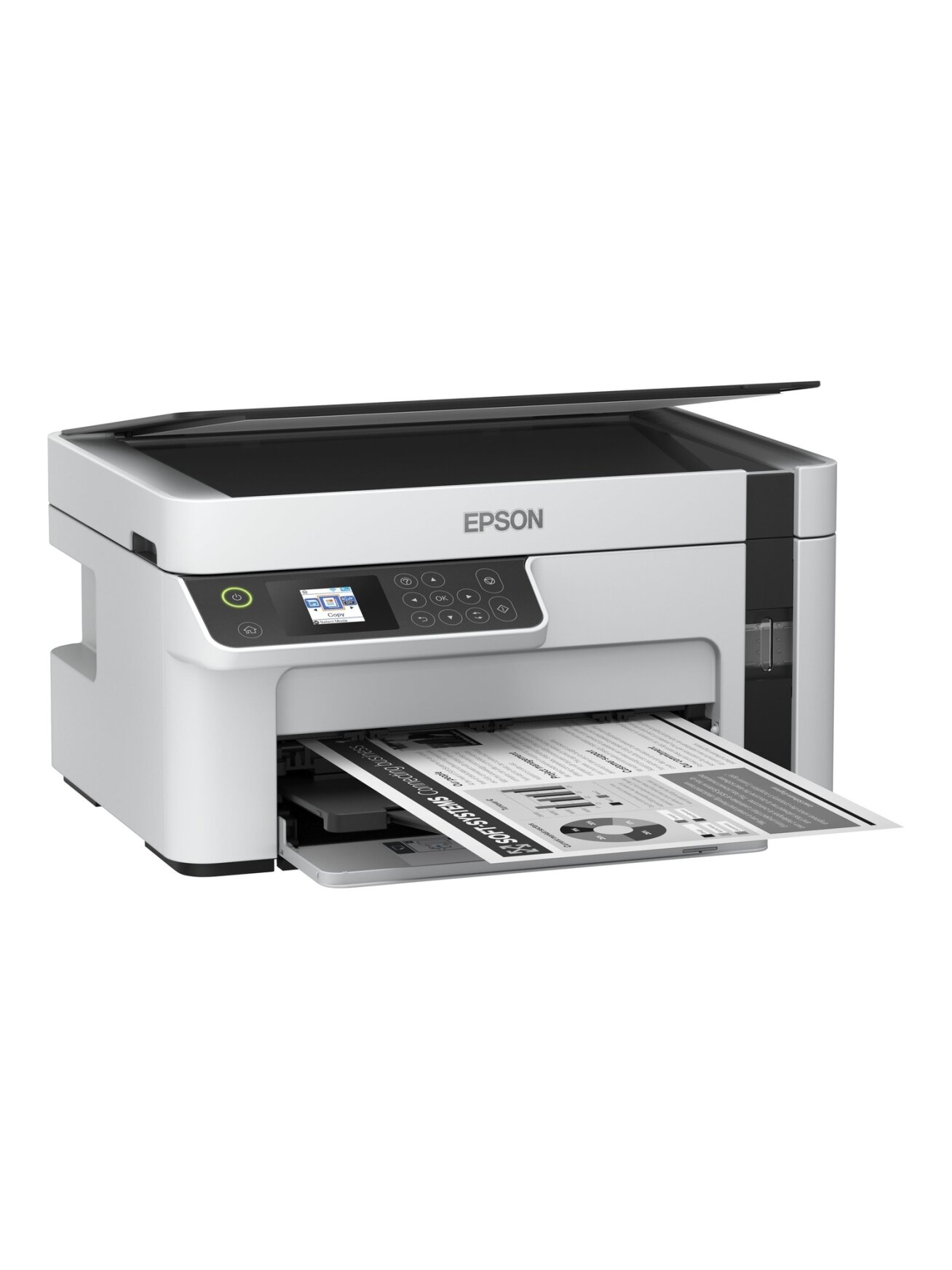 Epson | Multifunction compact printer | EcoTank M2120 | Inkjet | Mono | A4 | Wi-Fi | White 10 Epson | Multifunction compact printer | EcoTank M2120 | Inkjet | Mono | A4 | Wi-Fi | White 10
