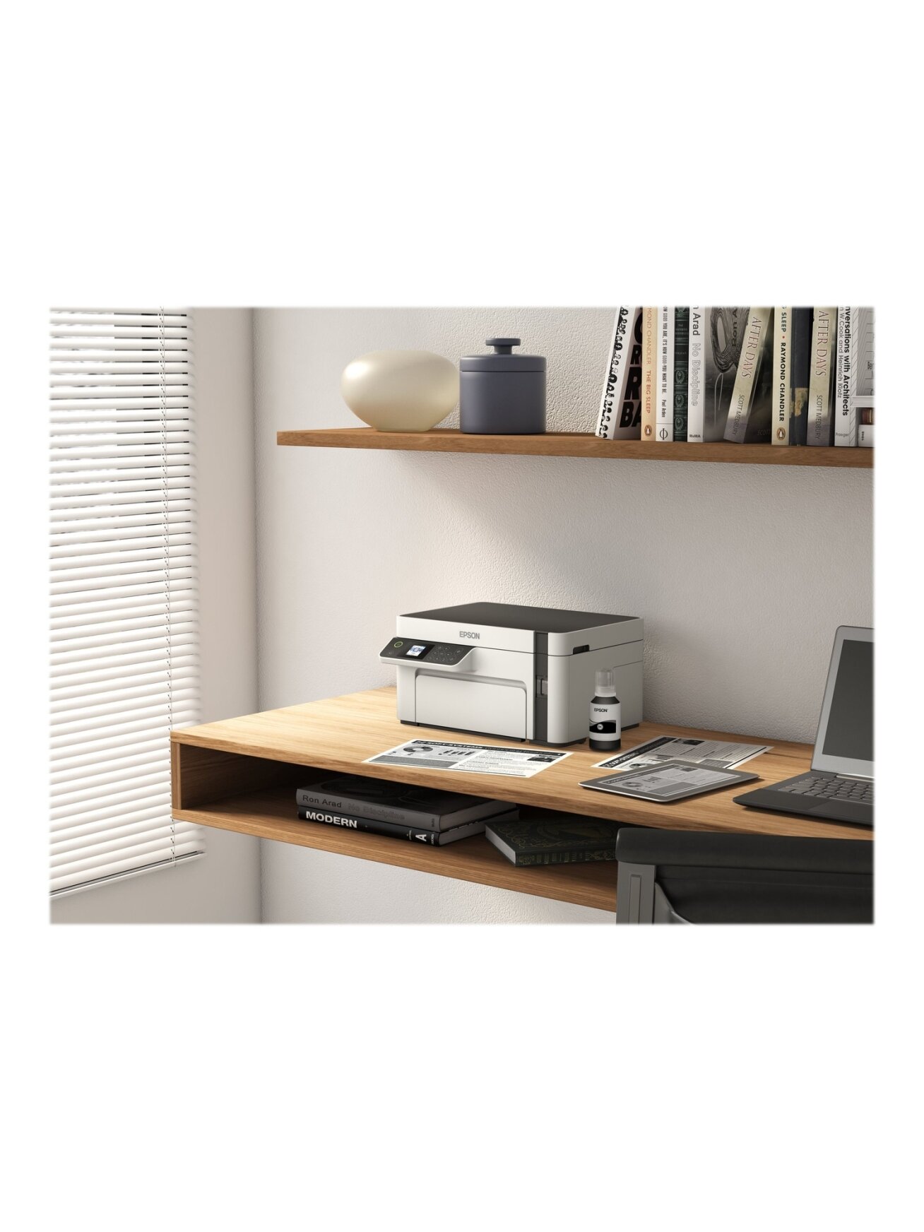 Epson | Multifunction compact printer | EcoTank M2120 | Inkjet | Mono | A4 | Wi-Fi | White 16 Epson | Multifunction compact printer | EcoTank M2120 | Inkjet | Mono | A4 | Wi-Fi | White 16