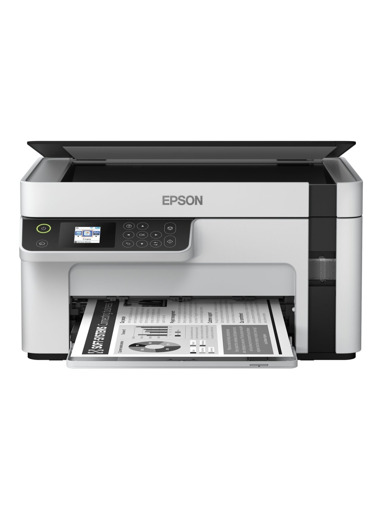 Epson | Multifunction compact printer | EcoTank M2120 | Inkjet | Mono | A4 | Wi-Fi | White 8 Epson | Multifunction compact printer | EcoTank M2120 | Inkjet | Mono | A4 | Wi-Fi | White 8