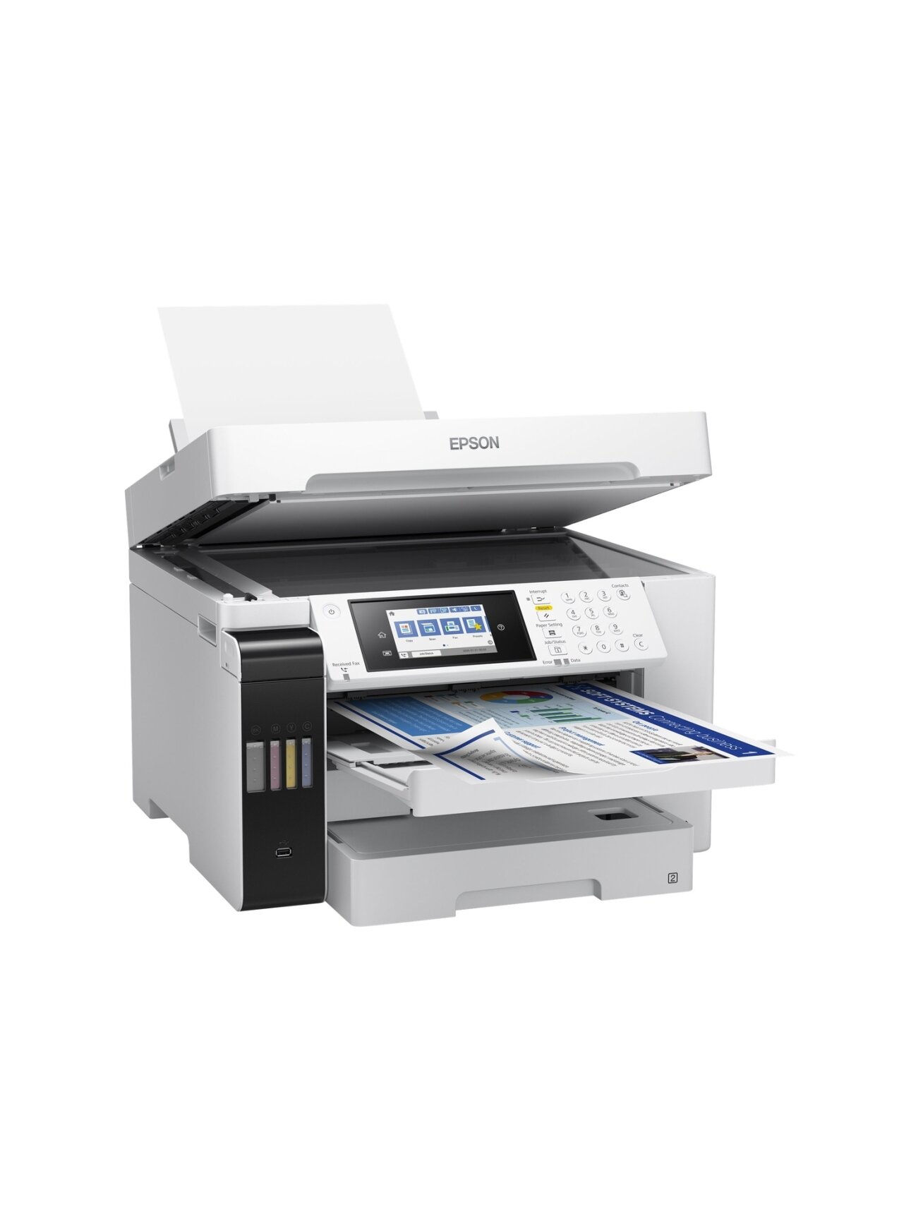 Epson | Multifunctional printer | EcoTank L15180 | Inkjet | Colour | 4-in-1 | Wi-Fi | Black and white 2