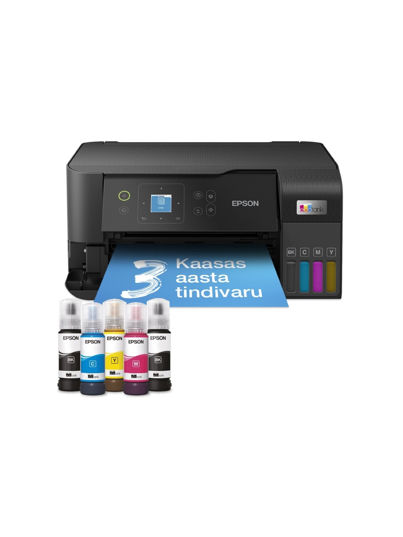 Epson | Multifunctional printer | EcoTank L3560 | Inkjet | Colour | Inkjet Multifunctional Printer | A4 | Wi-Fi | Black 1 Epson | Multifunctional printer | EcoTank L3560 | Inkjet | Colour | Inkjet Multifunctional Printer | A4 | Wi-Fi | Black 1