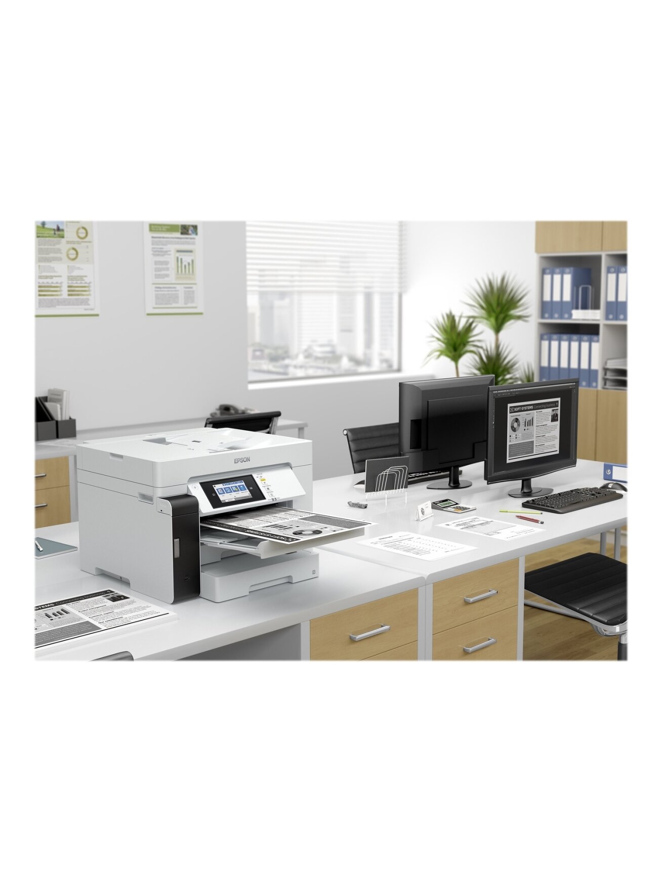 Epson | Multifunctional printer | EcoTank M15180 | Inkjet | Mono | 3-in-1 | Wi-Fi | Black and white 14
