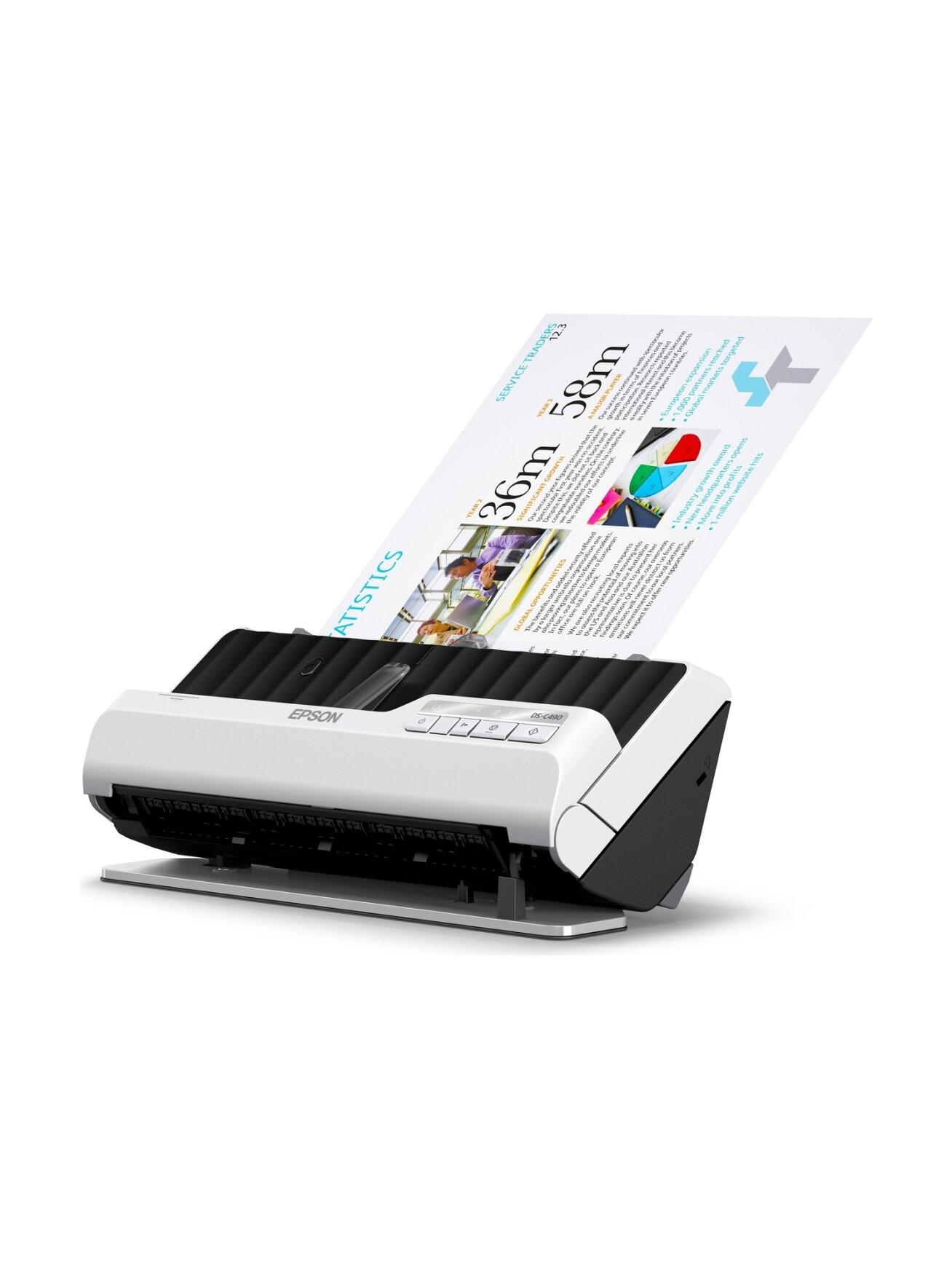 Epson | Premium compact scanner | DS-C490 | Sheetfed | Wired