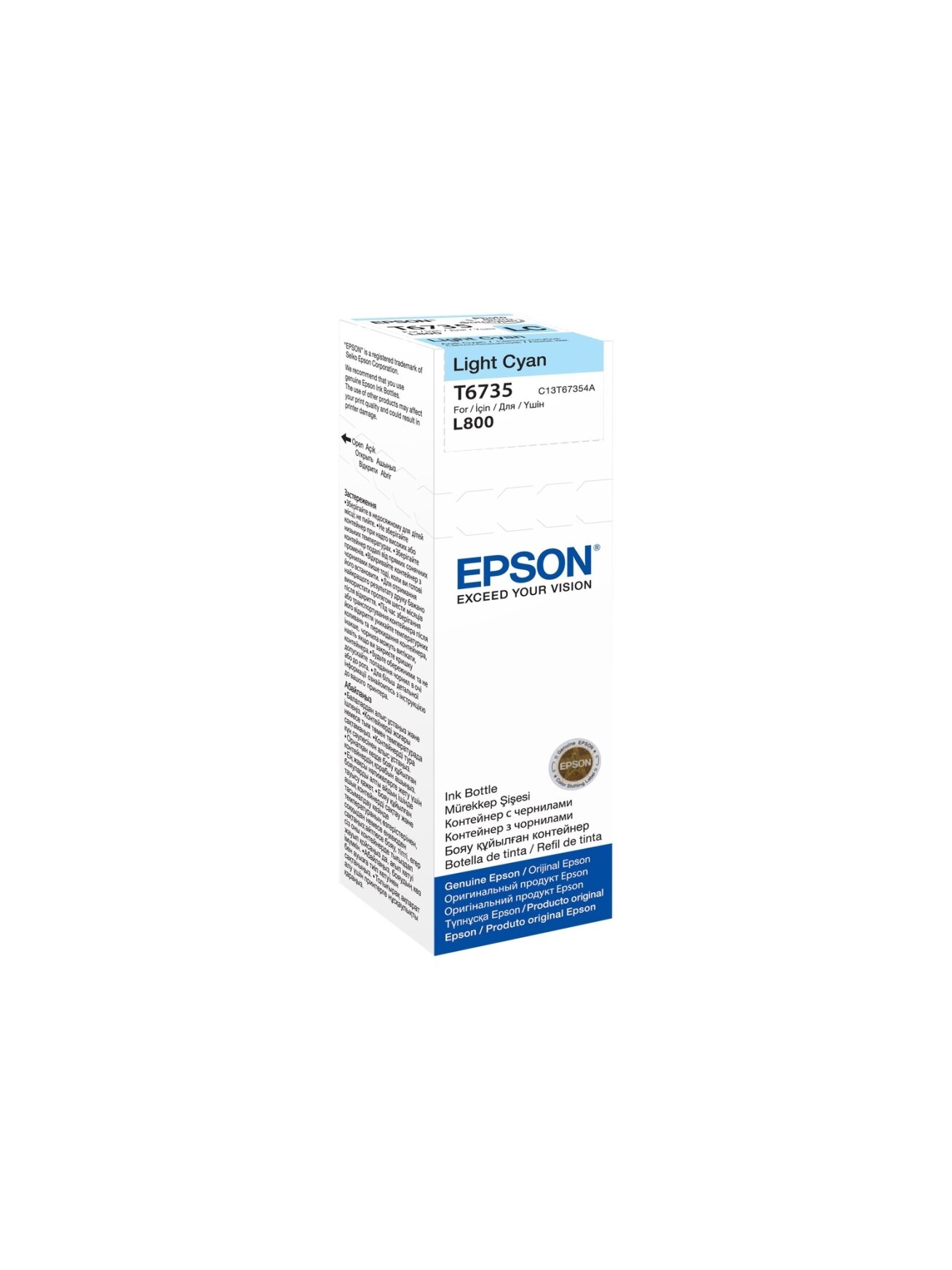 Epson T6735 Ink bottle 70ml | Ink Cartridge | Light Cyan Epson T6735 Ink bottle 70ml | Ink Cartridge | Light Cyan