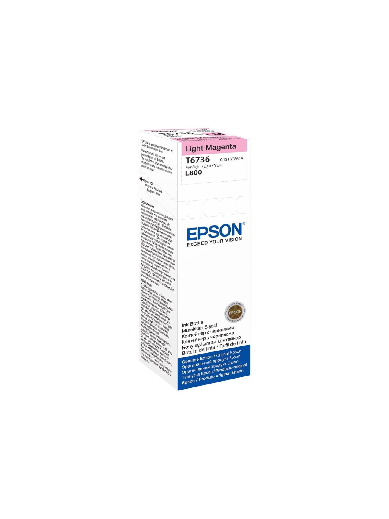 Epson T6736 Ink bottle 70ml | Ink Cartridge | Light Magenta Epson T6736 Ink bottle 70ml | Ink Cartridge | Light Magenta