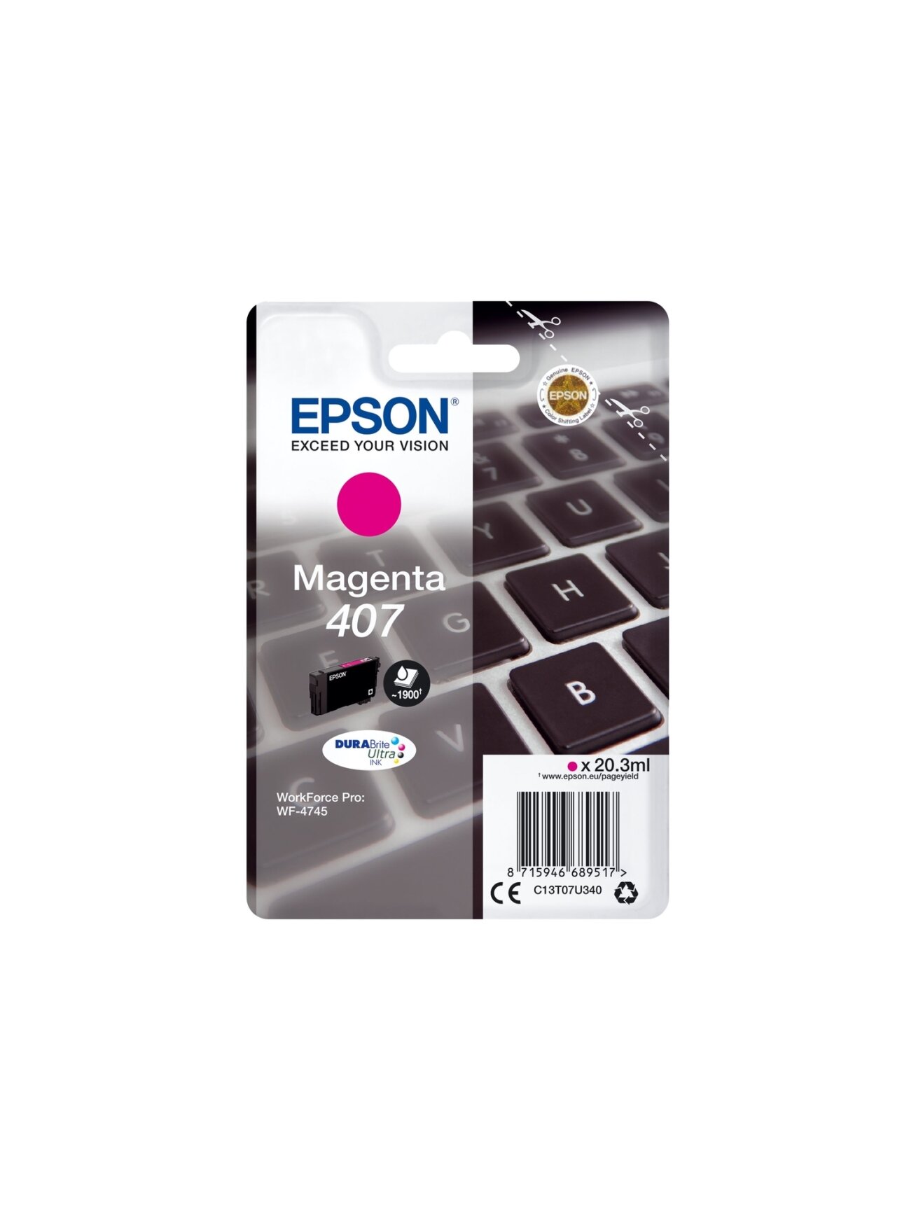 Epson WF-4745 Series | Ink Cartridge L Magenta | Ink Cartridge | Magenta Epson WF-4745 Series | Ink Cartridge L Magenta | Ink Cartridge | Magenta