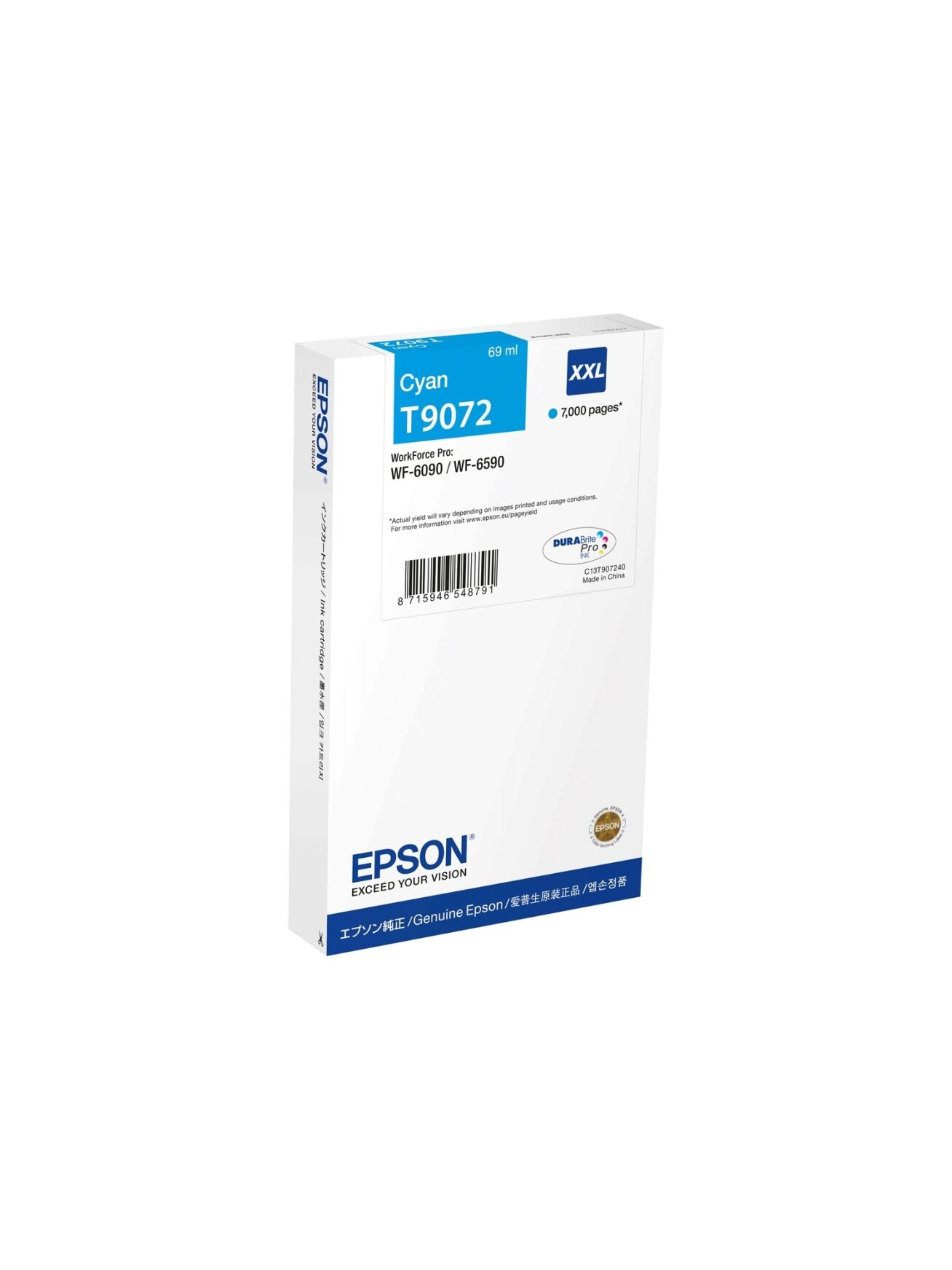 Epson WF-6XXX | Ink Cartridge | Cyan Epson WF-6XXX | Ink Cartridge | Cyan