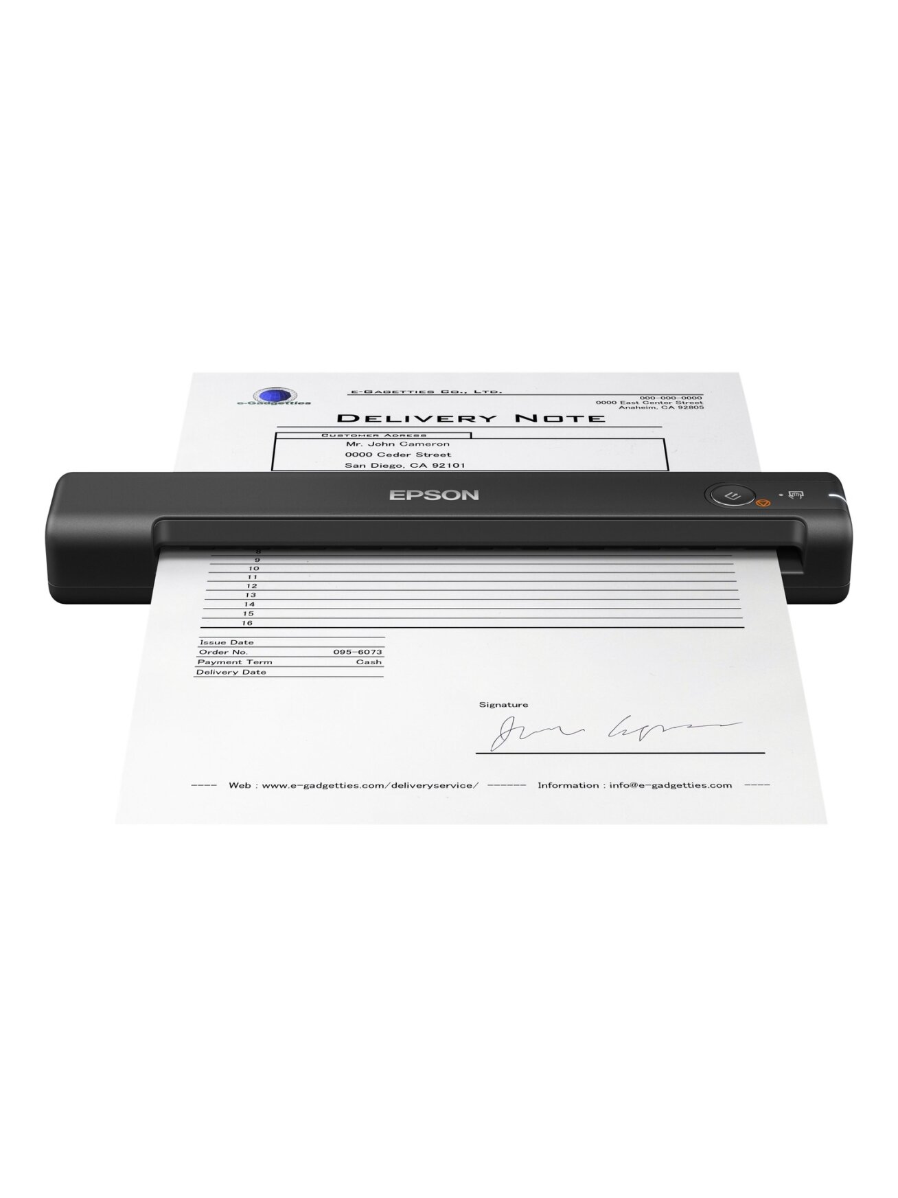 Epson | Wireless Mobile Scanner | WorkForce ES-50 | Colour | Document 3 Epson | Wireless Mobile Scanner | WorkForce ES-50 | Colour | Document 3
