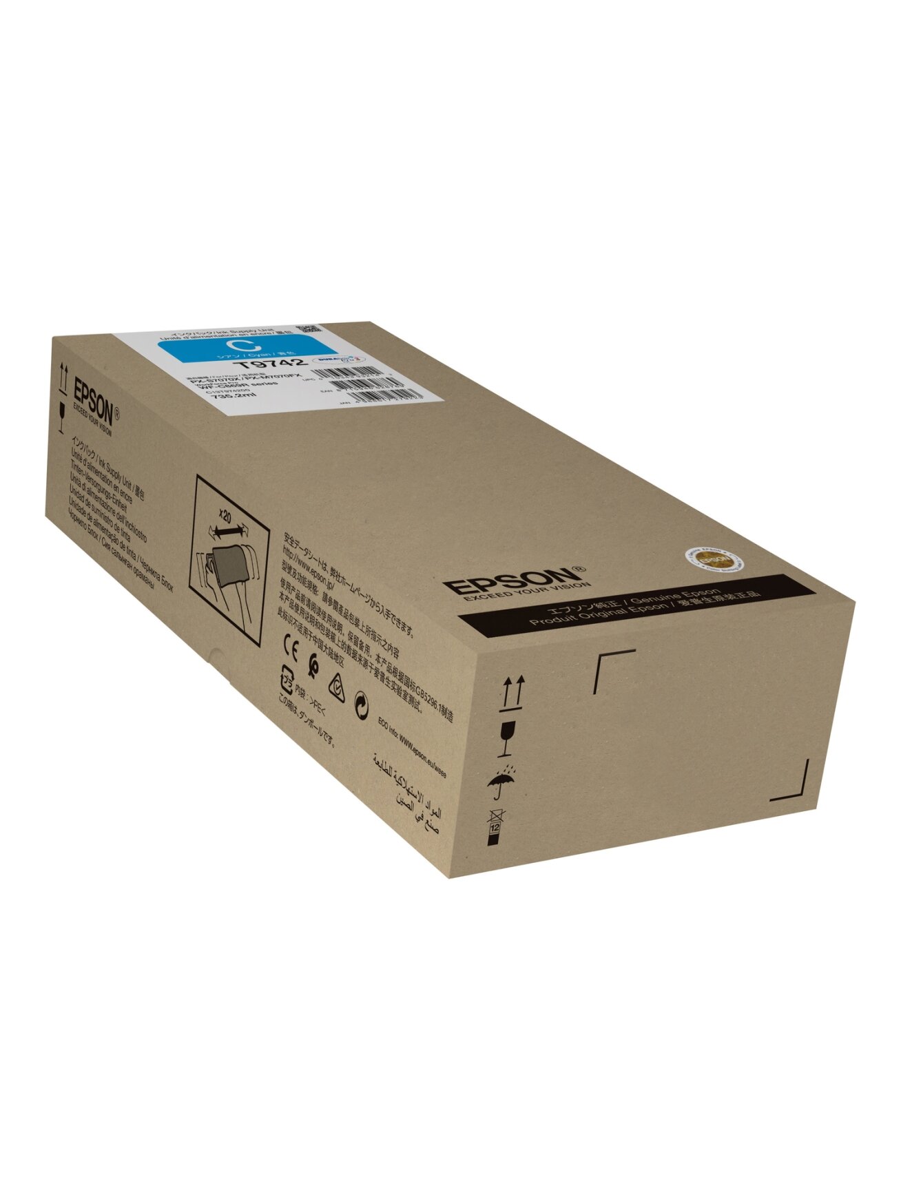 Epson XXL Ink Supply Unit | WorkForce Pro WF-C869R | Ink pack | Cyan 2