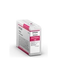 Epson T85030N Singlepack ink, Vivid Magenta | Epson Epson | T8503 | Epson T8503 - vivid magenta - original - ink cartridge | Ink cartridge | Vivid magenta Epson T85030N Singlepack ink, Vivid Magenta | Epson Epson | T8503 | Epson T8503 - vivid magenta - original - ink cartridge | Ink cartridge | Vivid magenta