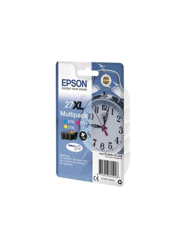 Epson Cartridge Multipack | T2715 | Ink Cartridge | Cyan, Magenta, Yellow Epson Cartridge Multipack | T2715 | Ink Cartridge | Cyan, Magenta, Yellow
