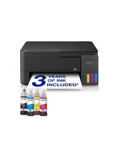 Epson EcoTank | L3350 | Inkjet | Colour | Multifuction Printer | A4 | Wi-Fi | Black Epson EcoTank | L3350 | Inkjet | Colour | Multifuction Printer | A4 | Wi-Fi | Black