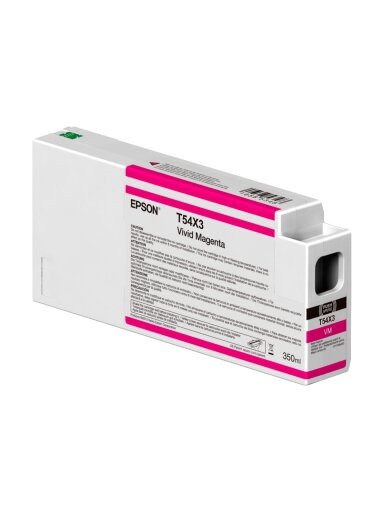 Epson Singlepack T54X30N UltraChrome HDX/HD 350ml Vivid Magenta | Epson C13T54X30N | Epson UltraChrome HDX / Ultrachrome HD | Vivid magenta Epson Singlepack T54X30N UltraChrome HDX/HD 350ml Vivid Magenta | Epson C13T54X30N | Epson UltraChrome HDX / Ultrachrome HD | Vivid magenta