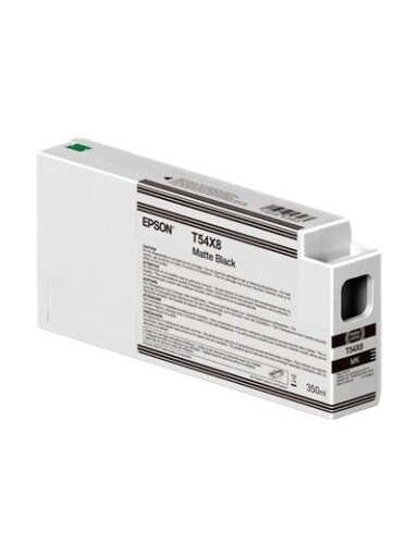 Epson Singlepack T54X80N UltraChrome HDX/HD 350ml Matte Black | Epson C13T54X80N | Epson T54X8 - matte black - original - ink cartridge | Epson UltraChrome HDX / Ultrachrome HD | Matte black Epson Singlepack T54X80N UltraChrome HDX/HD 350ml Matte Black | Epson C13T54X80N | Epson T54X8 - matte black - original - ink cartridge | Epson UltraChrome HDX / Ultrachrome HD | Matte black