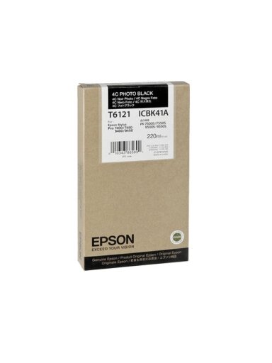 Epson T612100 | Ink cartrige | Photo Black Epson T612100 | Ink cartrige | Photo Black