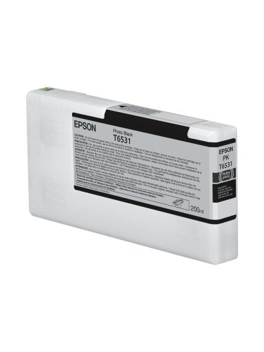 Epson T6531 Photo Black Ink Cartridge (200ml) | Epson T6531 | Ink cartrige | Photo Black Epson T6531 Photo Black Ink Cartridge (200ml) | Epson T6531 | Ink cartrige | Photo Black