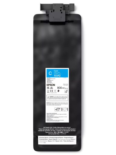 Epson UltraChrome GS3 T51P200 (800ML) | Ink pack | Cyan Epson UltraChrome GS3 T51P200 (800ML) | Ink pack | Cyan