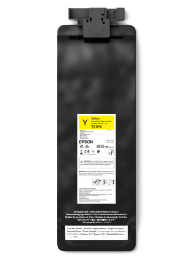 Epson UltraChrome GS3 T51P400 (800ML) | Ink pack | Yellow Epson UltraChrome GS3 T51P400 (800ML) | Ink pack | Yellow