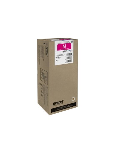 Epson WF-C869R Magenta XXL Ink WorkForce Pro T97430N | Epson C13T97430N | Epson T9743 - XXL size - magenta - original - ink cartridge | Ink cartridge | Magenta Epson WF-C869R Magenta XXL Ink WorkForce Pro T97430N | Epson C13T97430N | Epson T9743 - XXL size - magenta - original - ink cartridge | Ink cartridge | Magenta