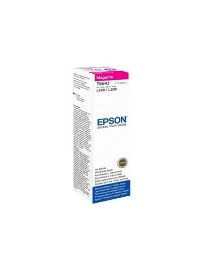Epson T6643 Ink bottle 70ml | Ink Cartridge | Magenta 2 Epson T6643 Ink bottle 70ml | Ink Cartridge | Magenta 2
