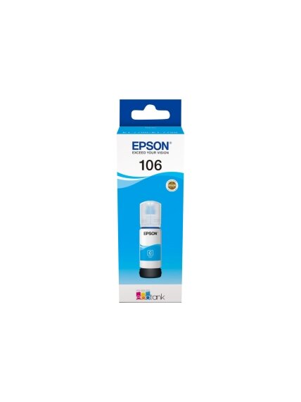 Epson Ecotank | 106 | Ink Bottle | Cyan 1 Epson Ecotank | 106 | Ink Bottle | Cyan 1