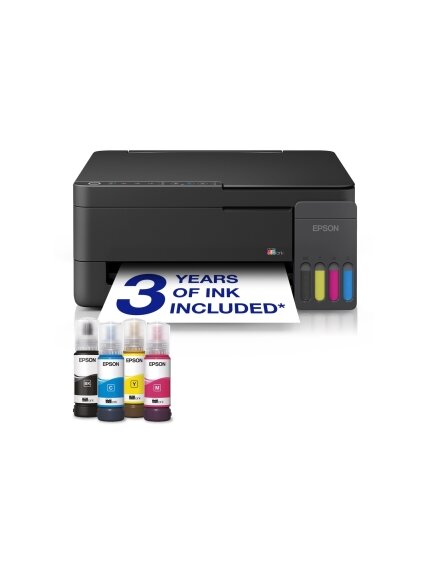 Epson EcoTank | L3350 | Inkjet | Colour | Multifuction Printer | A4 | Wi-Fi | Black