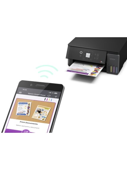 Epson EcoTank | L3360 | Inkjet | Colour | Multifuction Printer | A4 | Wi-Fi | Black 6