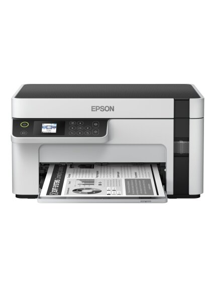 Epson | Multifunction compact printer | EcoTank M2120 | Inkjet | Mono | A4 | Wi-Fi | White 1 Epson | Multifunction compact printer | EcoTank M2120 | Inkjet | Mono | A4 | Wi-Fi | White 1