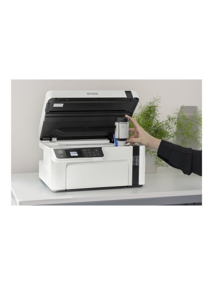 Epson | Multifunction compact printer | EcoTank M2120 | Inkjet | Mono | A4 | Wi-Fi | White 17 Epson | Multifunction compact printer | EcoTank M2120 | Inkjet | Mono | A4 | Wi-Fi | White 17