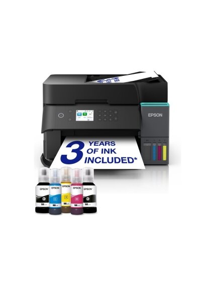 Epson | Multifunctional printer | EcoTank L6370 | Inkjet | Colour | A4 | Wi-Fi | Black 4 Epson | Multifunctional printer | EcoTank L6370 | Inkjet | Colour | A4 | Wi-Fi | Black 4