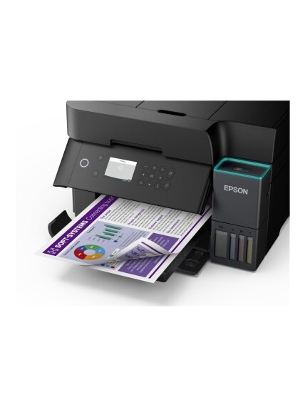 Epson | Multifunctional printer | EcoTank L6370 | Inkjet | Colour | A4 | Wi-Fi | Black 8 Epson | Multifunctional printer | EcoTank L6370 | Inkjet | Colour | A4 | Wi-Fi | Black 8