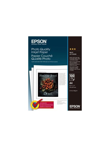 Epson Photo Quality Inkjet Paper - A4 - 100 sheets Epson Photo Quality Inkjet Paper - A4 - 100 sheets