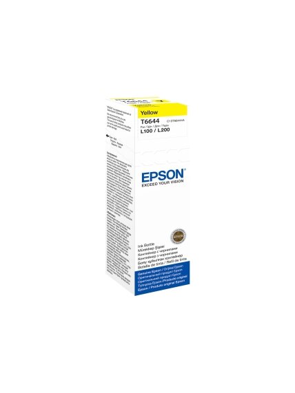 Epson T6644 Ink bottle 70ml | Ink Cartridge | Yellow 2 Epson T6644 Ink bottle 70ml | Ink Cartridge | Yellow 2