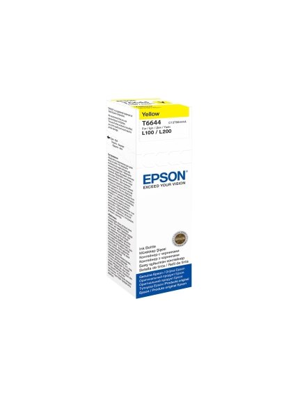 Epson T6644 Ink bottle 70ml | Ink Cartridge | Yellow 1 Epson T6644 Ink bottle 70ml | Ink Cartridge | Yellow 1