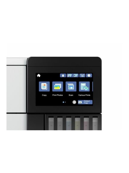 Epson | Wireless Photo Printer | EcoTank L8160 | Inkjet | Colour | Inkjet Multifunctional Printer | A4 | Wi-Fi | Grey 13 Epson | Wireless Photo Printer | EcoTank L8160 | Inkjet | Colour | Inkjet Multifunctional Printer | A4 | Wi-Fi | Grey 13